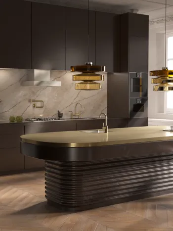 Dornbracht Kitchen_Brushed Dark Brass_01