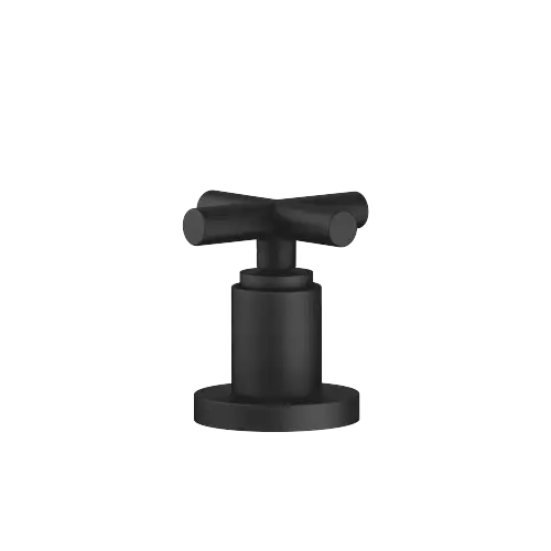 TARA Two-way diverter for bath rim or tile edge installation - Matte Black - 29 140 892-33