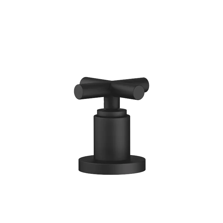 TARA Two-way diverter for bath rim or tile edge installation - Matte Black - 29 140 892-33