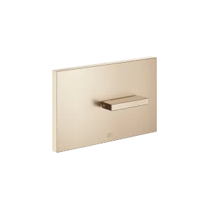 Cover plate for the concealed WC cistern made by TeCe - Brushed Light Gold - 12 660 979-27