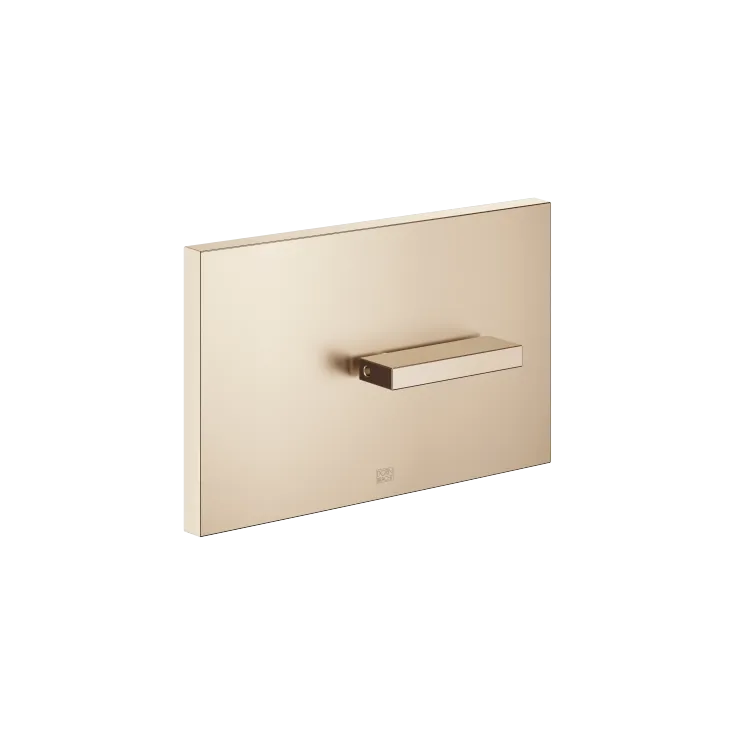 Cover plate for the concealed WC cistern made by TeCe - Brushed Light Gold - 12 660 979-27