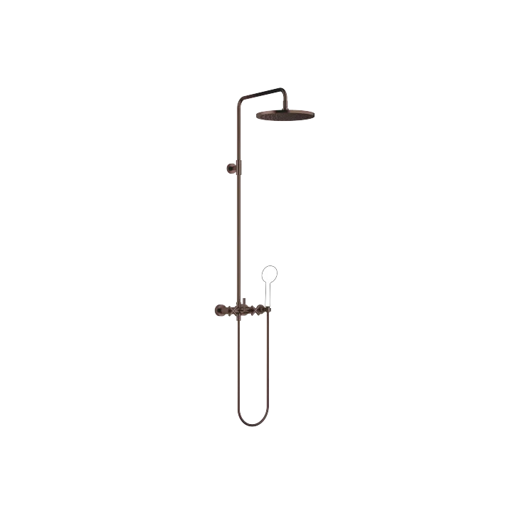 TARA Showerpipe without hand shower 300 mm - Brushed Dark Bronze (PVD) - 26 623 892-43