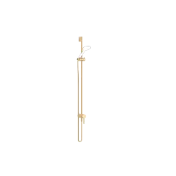 Concealed single-lever mixer with integrated shower connection with shower set without hand shower - Brushed Durabrass (23kt Gold) - 36 111 970-28