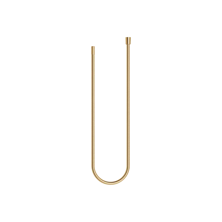 Metall-Brauseschlauch ausziehbar 1/2" x 3/8" x 1250 mm - Messing gebürstet (23kt Gold) - 28 404 970-28