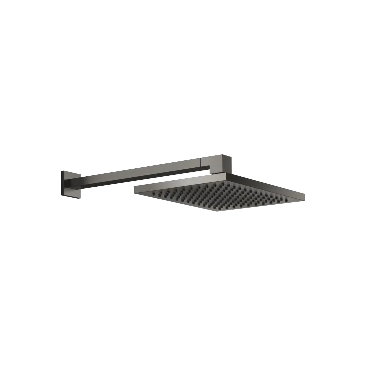 Regenbrause mit Wandanbindung - Dark Platinum gebürstet - 28 763 980-99