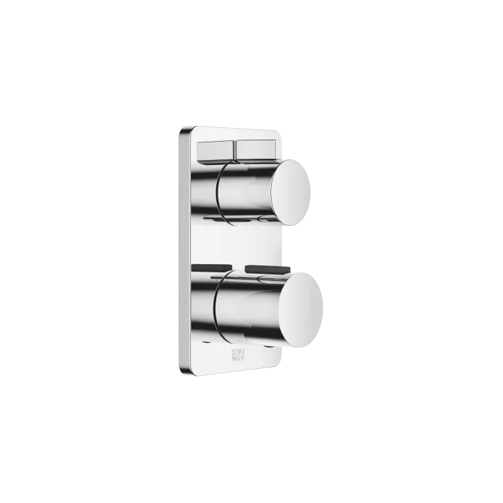 DORNBRACHT YARRE Thermostat à encastrer avec réglage de débit et robinet d'arrêt intégré - Chrome - 36 425 832-00