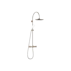 TARA Showerpipe with shower thermostat without hand shower 300 mm - Champagne (22kt Gold) - 34 465 892-47