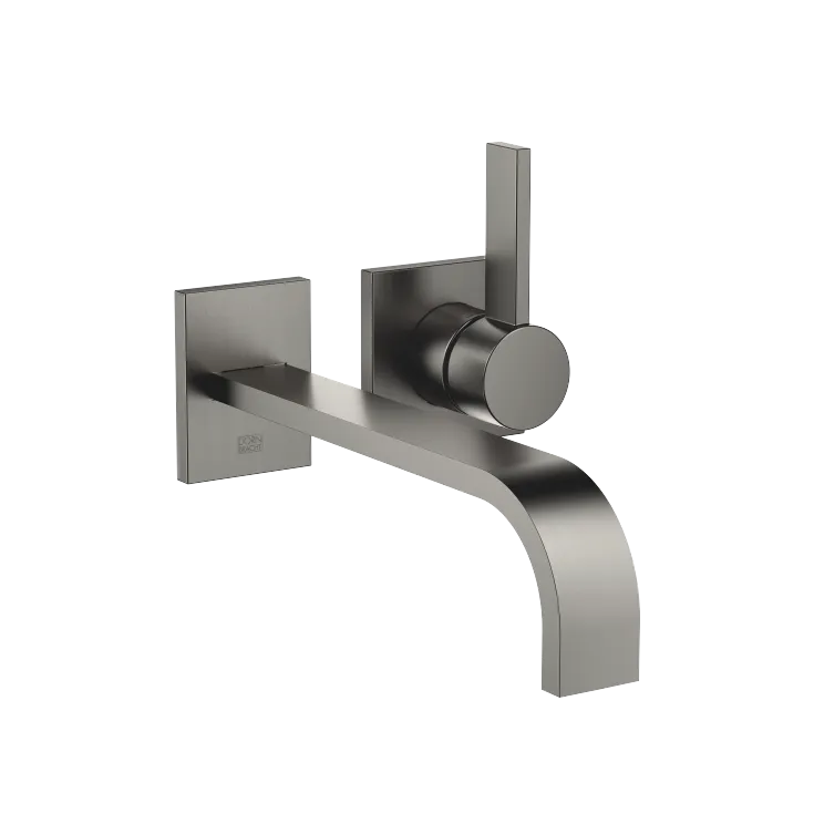 MEM Mitigeur monocommande de lavabo mural sans garniture d’écoulement - Dark Platinum brossé - 36 862 782-99 0010