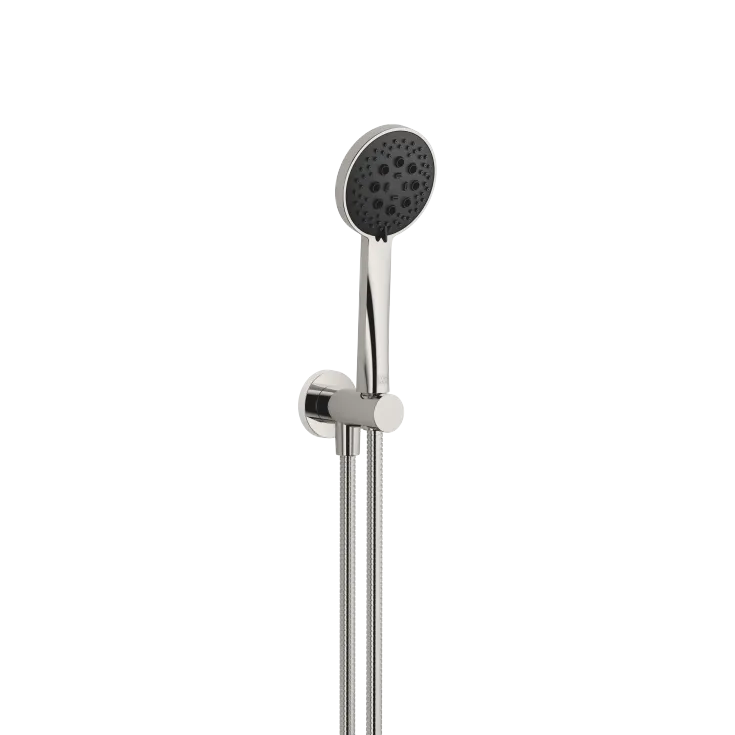 Gruppo doccetta con flessibile con supporto doccia integrato - Platinato - 27 813 660-08
