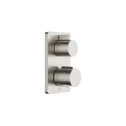 LULU Concealed thermostat with two function volume control - Brushed Platinum - 36 426 710-06