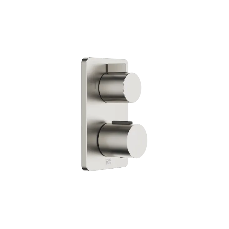 LULU Concealed thermostat with two function volume control - Brushed Platinum - 36 426 710-06