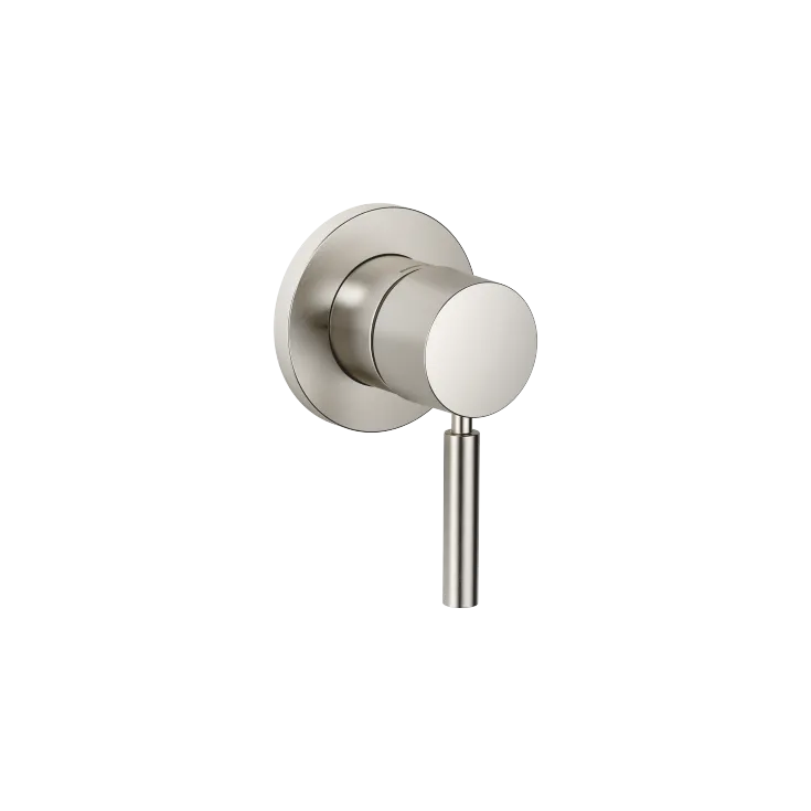 Mitigeur monocommande encastré sur plaque de recouvrement - Platine brossé - 36 060 660-06