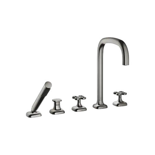 Five hole tub set for deck-mounted tub installation with diverter - 27 522 424-19