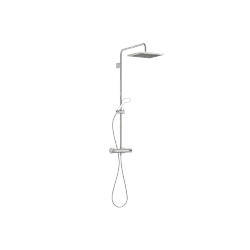 Shower Pipe mit Brause-Thermostat ohne Handbrause 300 x 240 mm - Platin - 34 459 980-08