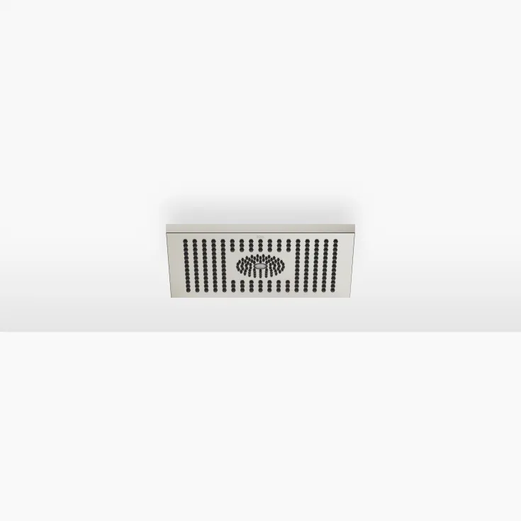 Rain shower for surface-mounted ceiling installation with light 300 x 240 mm - Brushed Platinum - 28 042 980-06 0050