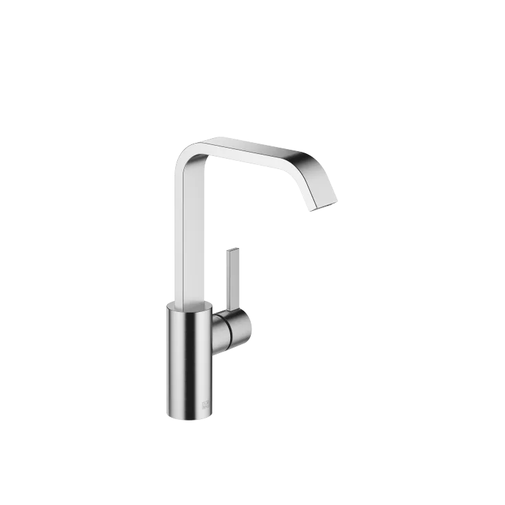 IMO Single-lever lavatory mixer with raised spout without drain - Brushed Chrome - 33 526 671-93 0010