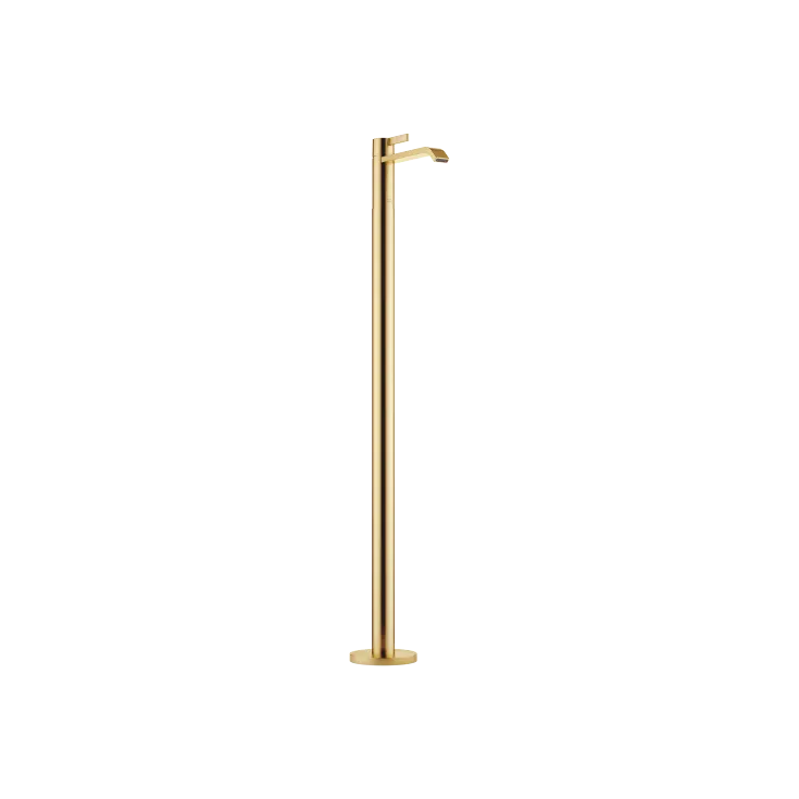 IMO Single-hole basin mixer with stand pipe without pop-up waste - Brushed Gold (PVD) - 22 585 671-37