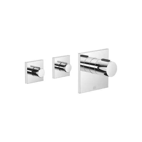 IMO xTOOL thermostat with two volume controls - Chrome - Set containing 1 articles