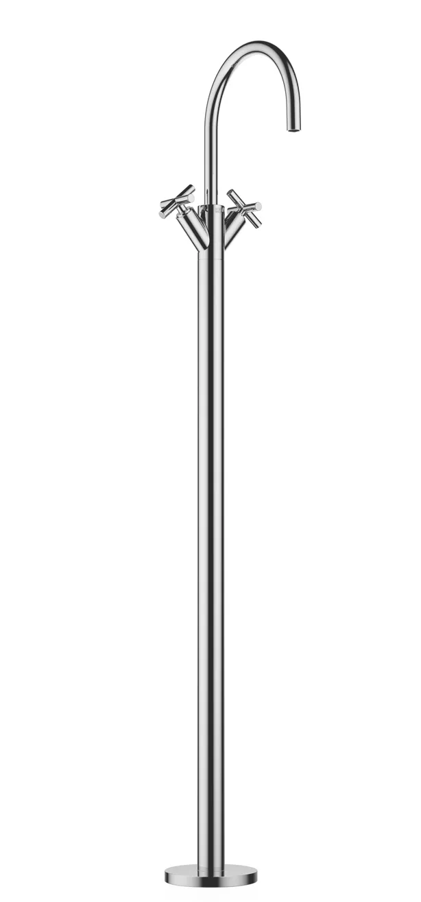 TARA Single-hole lavatory mixer with stand pipe without drain - Brushed Dark Bronze (PVD) - 22 585 892-43 0010