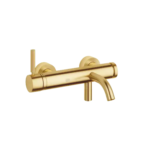 META Single-lever bath mixer for wall mounting without shower set - Brushed Gold (PVD) - 33 200 660-37