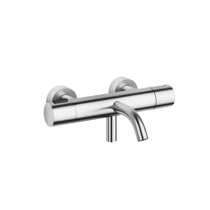 EDITION PRO Bath thermostat for wall mounting without shower set - Brushed Chrome - 34 201 626-93
