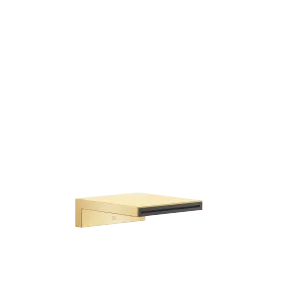 Bocca di erogazione a getto per vasca montaggio a muro - Ottone spazzolato (Oro 23k) - 13 430 740-28