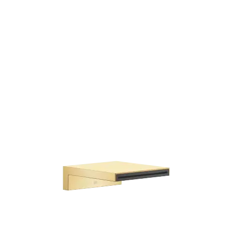 Bath cascade spout for wall mounting - Brushed Durabrass (23kt Gold) - 13 430 740-28