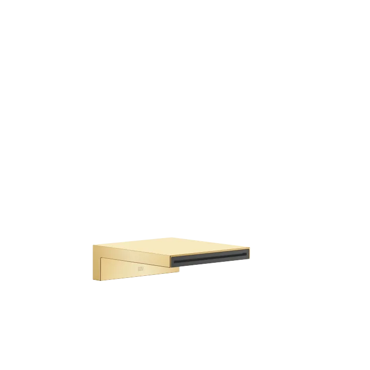 Bath cascade spout for wall mounting - Brushed Durabrass (23kt Gold) - 13 430 740-28
