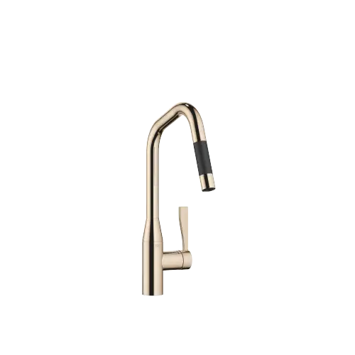 SYNC Single-lever mixer Pull-down with spray function - Champagne (22kt Gold) - 33 875 895-47