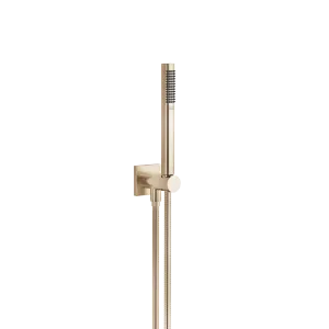 Hand shower set with integrated shower holder FlowReduce - Brushed Champagne (22kt Gold) - 27 802 970-46 0010