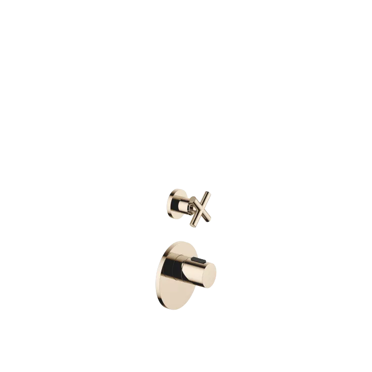 TARA xTOOL Thermostatmodul mit 1 Ventil - Champagne (22kt Gold) - Set aus 2 Artikeln