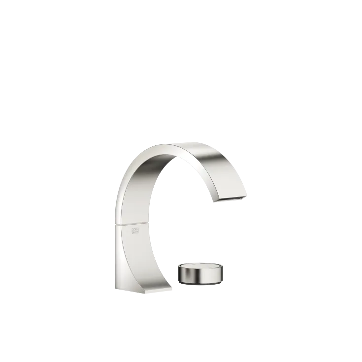 CYO Two-hole lavatory mixer without drain - Platinum / Brushed Platinum - Set containing 2 articles
