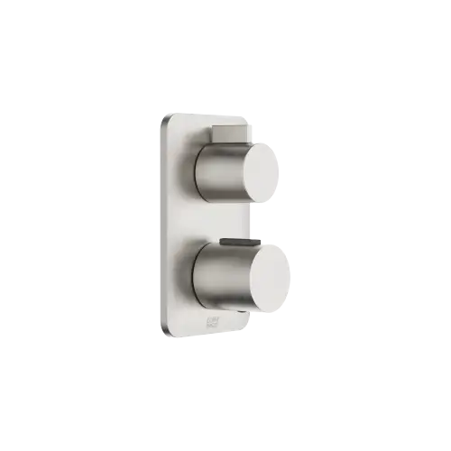 LISSÉ Concealed thermostat with one function volume control - Brushed Platinum - 36 425 845-06
