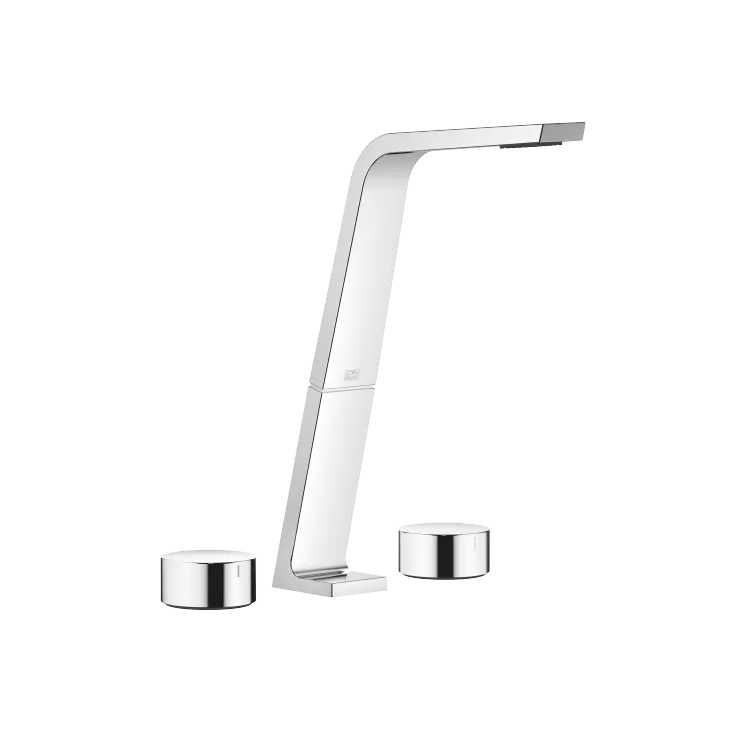 CL.1 Three-hole basin mixer without pop-up waste - Chrome - Set containing 3 articles