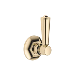MADISON Wall valve clockwise closing 1/2" - Durabrass (23kt Gold) - Set containing 2 articles