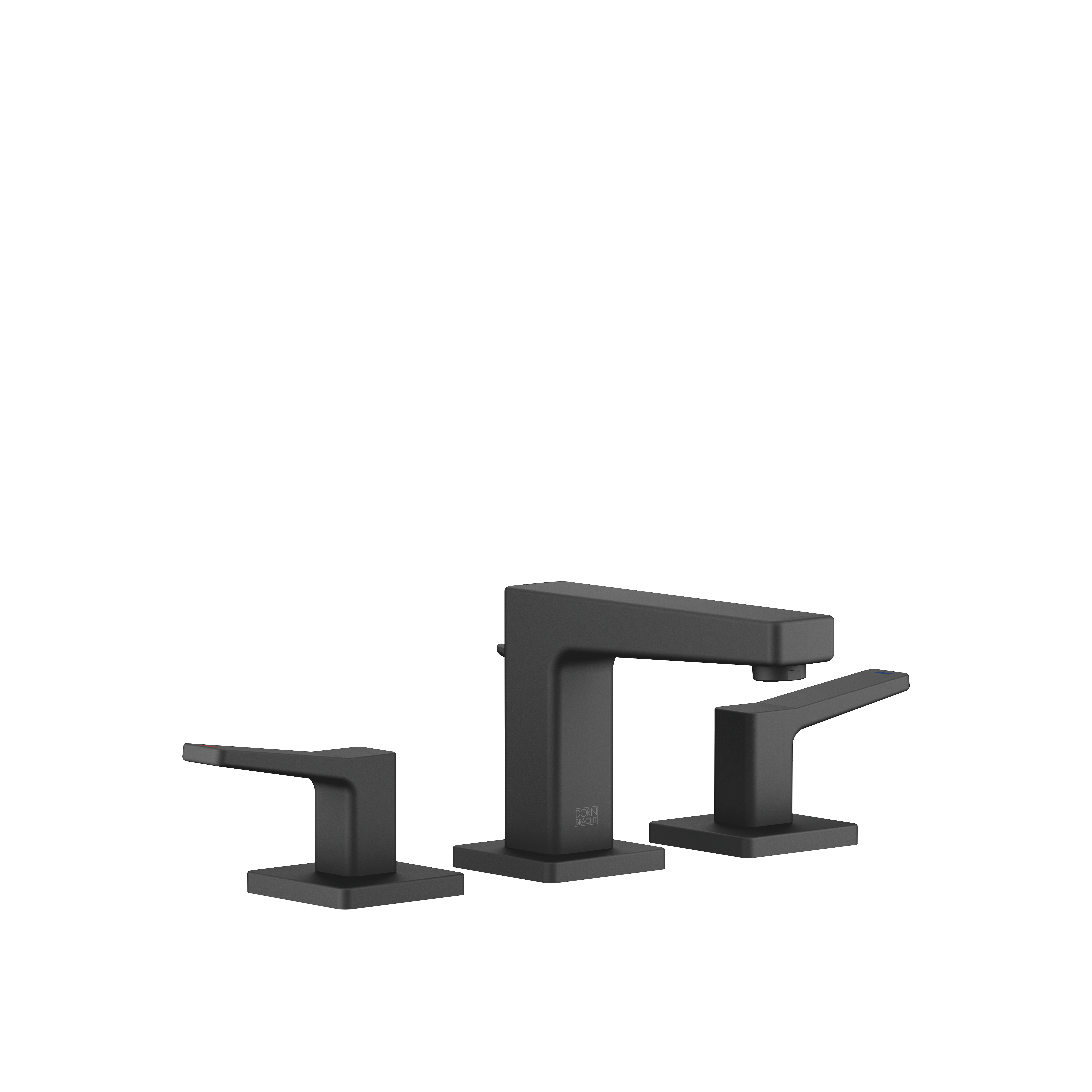 DORNBRACHT YARRE Soft Black : Three-hole lavatory mixer with drain