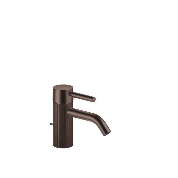 META Mitigeur monocommande de lavabo avec garniture d'écoulement - Dark Bronze brossé (PVD) - 33 504 660-43