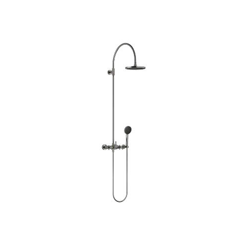 TARA Showerpipe 220 mm - Dark Chrome - Set containing 2 articles