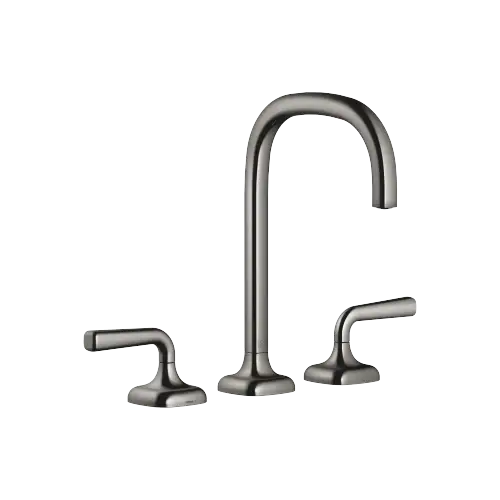 COYA Three-hole basin mixer with pop-up waste - Dark Chrome - 20 713 414-19
