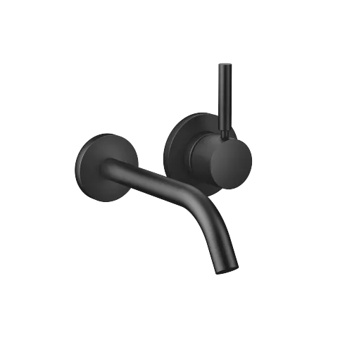 META Waschtisch-Wand-Einhandbatterie ohne Ablaufgarnitur - Schwarz matt - 36 860 660-33