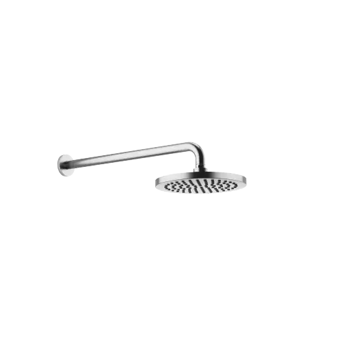 Regenbrause mit Wandanbindung FlowReduce 220 mm - Chrom gebürstet - 28 648 970-93