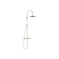 VAIA Showerpipe with shower thermostat without hand shower 300 mm - Brushed Light Gold (PVD) - 34 465 809-27 0070