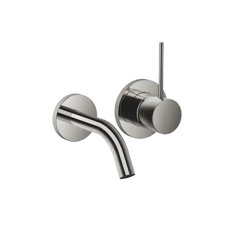 META META SLIM Wall-mounted single-lever basin mixer without pop-up waste - Dark Chrome - 36 867 662-19