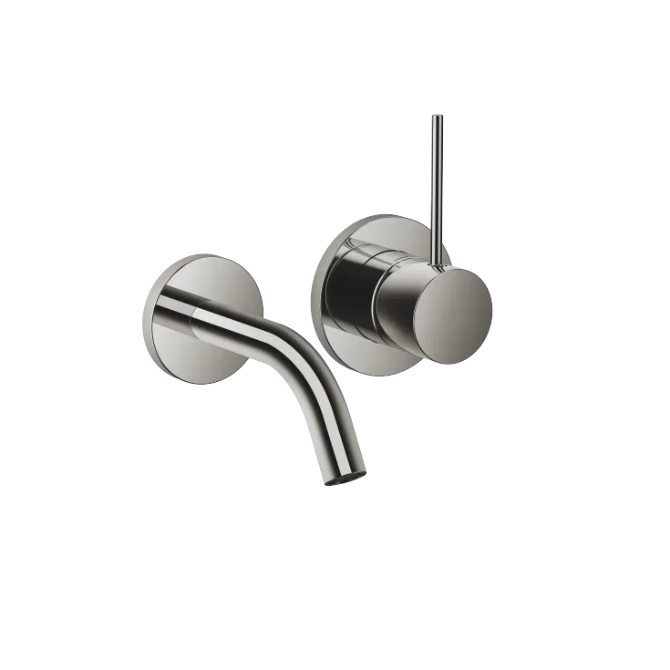 META META SLIM Wall-mounted single-lever basin mixer without pop-up waste - Dark Chrome - 36 867 662-19