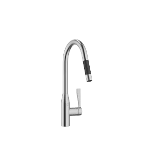 SYNC Single-lever mixer Pull-down with spray function - Brushed Chrome - 33 870 895-93