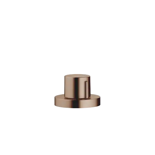 Strainer waste with control handle - Brushed Bronze (PVD) - 10 710 970-42