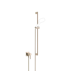 Concealed single-lever mixer with integrated shower connection with shower set without hand shower - Champagne (22kt Gold) - 36 013 970-47
