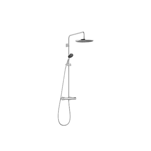 Showerpipe Application with shower thermostat 300 mm - Chrome - Set containing 2 articles