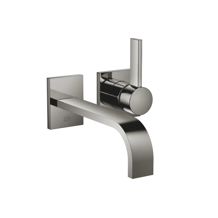 MEM Mitigeur monocommande de lavabo mural sans garniture d’écoulement - Dark Chrome - 36 861 782-19