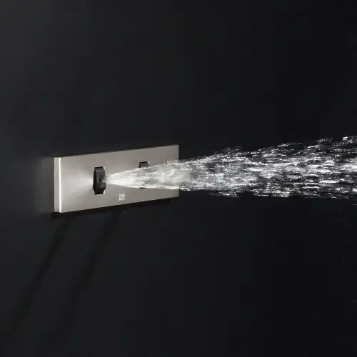 WATER FAN vertical Concealed body spray - Brushed Light Gold (PVD) - 36 513 979-27